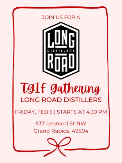 February TGIF at Long Road Distillers
